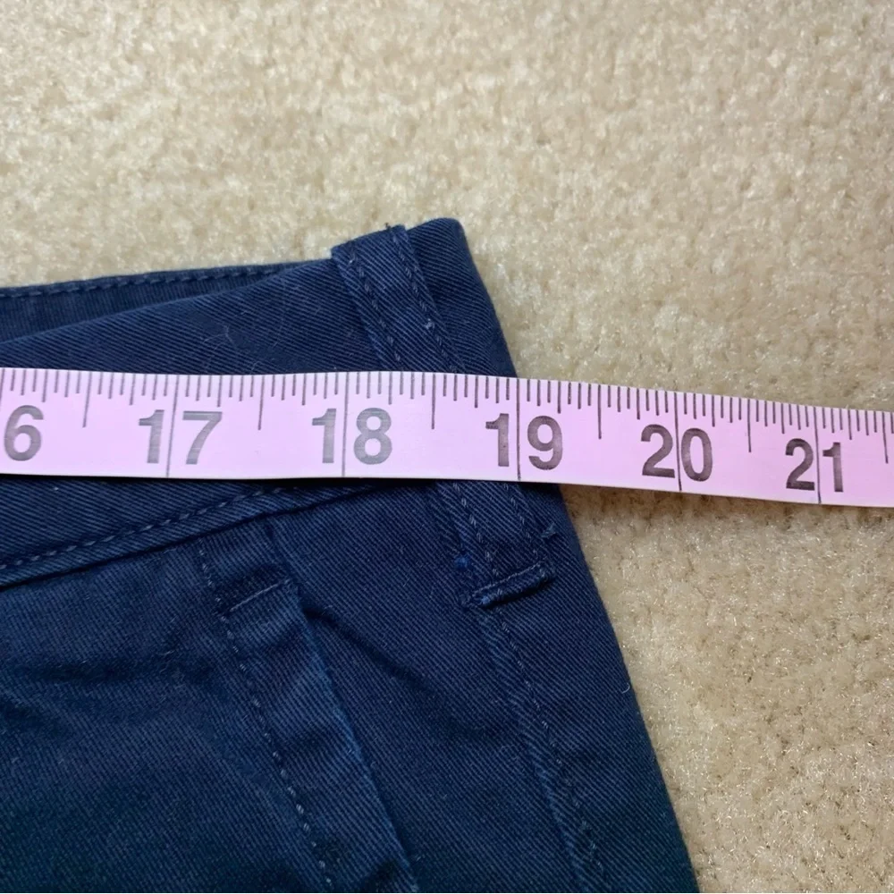 Black Brown 1826 Navy Flat Front Chino Short- 38 - Picture 11 of 15